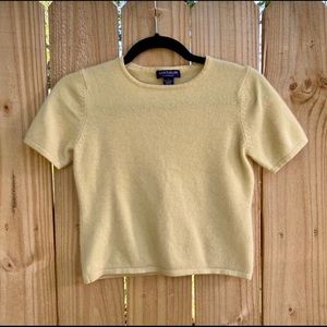 🍂Ann Taylor Cropped 100% Cashmere 1990’s Top🍂
